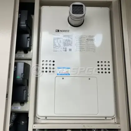 施工後の暖房熱源機（ノーリツ GTH-C2460AW3H-T-1 BL）