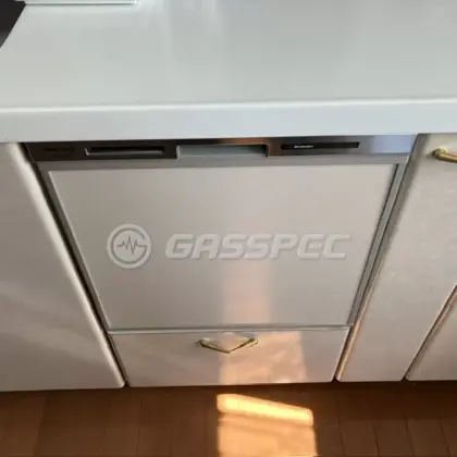 施工後のビルトイン食洗機（パナソニック NP-45MS9S）