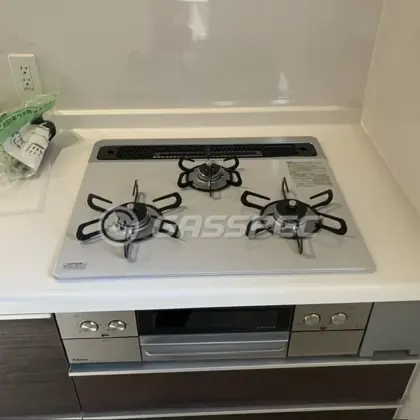 施工後のビルトインガスコンロ（パロマ PD-829WS-60CV）