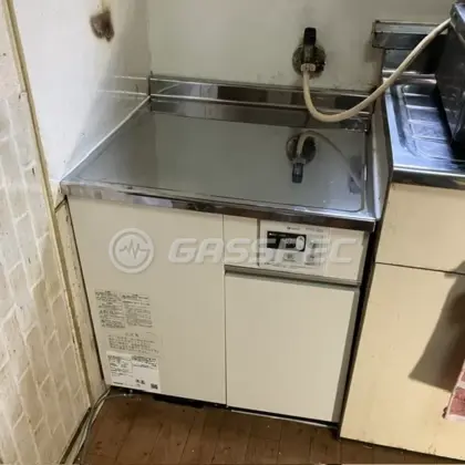 施工後の給湯器（ノーリツ GBG-1610D-2 CL(1型)）