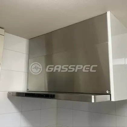 施工後のレンジフード（ノーリツ NFG9S24MST）