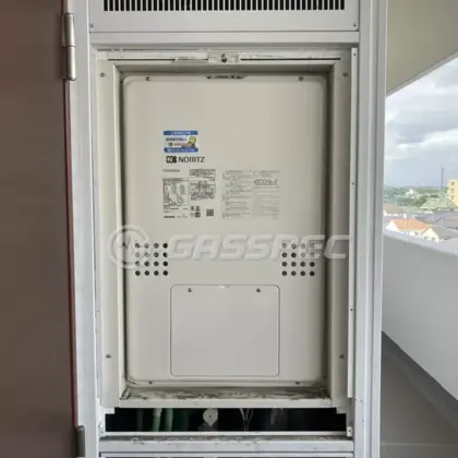 施工後の暖房熱源機（ノーリツ GTH-C2460SAW3H-H-1 BL）