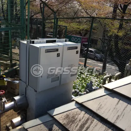 施工後の給湯器（パーパス GS-3200GW）