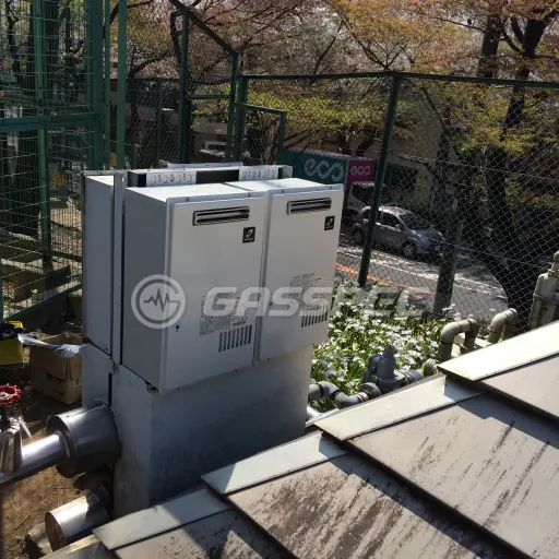 交換後の給湯器（パーパス GS-3200GW）