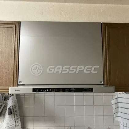 施工後のレンジフード（ノーリツ NFG6S25MSV）
