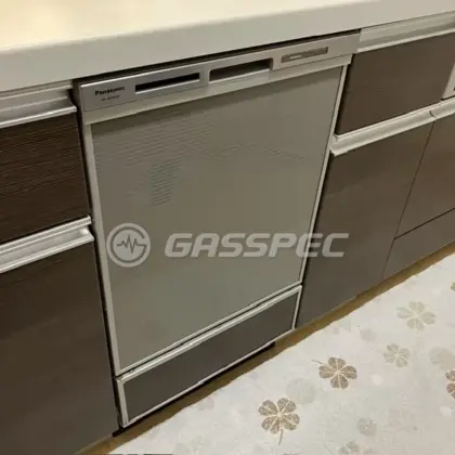 施工後のビルトイン食洗機（パナソニック NP-45MD9S）