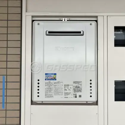 施工後の給湯器（ノーリツ GT-2470SAW BL）