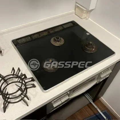 施工前のビルトインガスコンロ（RB31AK1RVL）