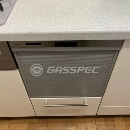 施工後のビルトイン食洗機（リンナイ RSW-405GP）