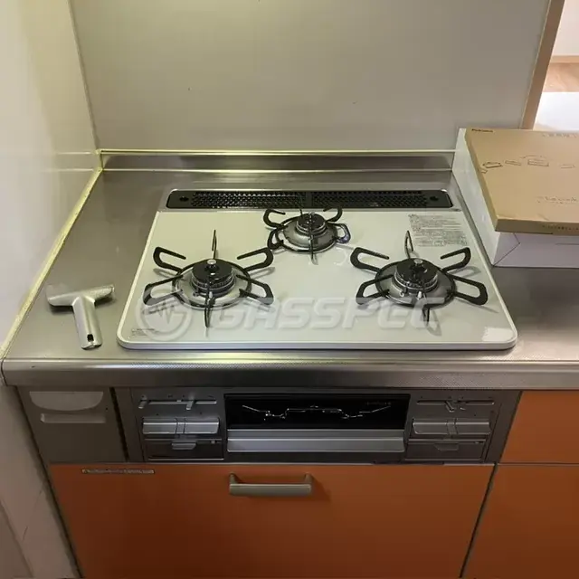 交換後のビルトインガスコンロ（パロマ PD-509WS-60CV）
