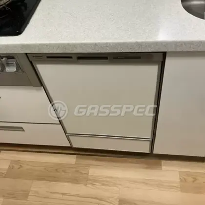 施工後のビルトイン食洗機（パナソニック NP-45MD9S）