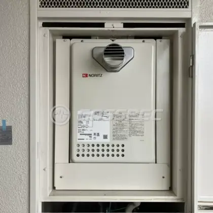 施工後の給湯器（ノーリツ GQ-1639WS-T-1）