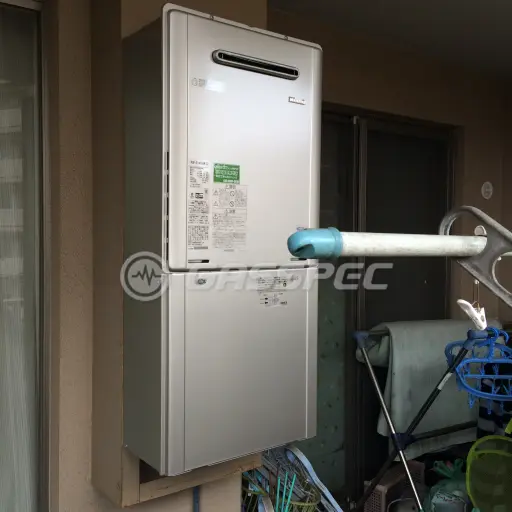 交換後の給湯器（リンナイ RUF-E2405AW(A)）
