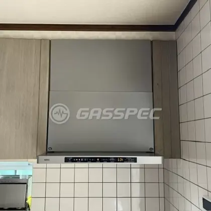 施工後のレンジフード（ノーリツ NFG6S25MSV）