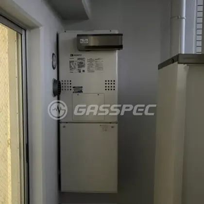 施工後の暖房熱源機（ノーリツ GTH-2454AW3H BL）