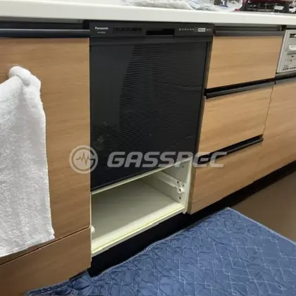 施工後のビルトイン食洗機（パナソニック NP-45RS9K）