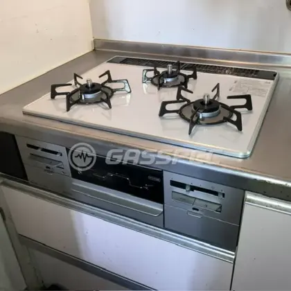 施工後のビルトインガスコンロ（リンナイ RS31AW36P49R7VW）