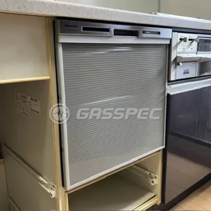 施工後のビルトイン食洗機（パナソニック NP-45MS9S）