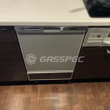 施工後のビルトイン食洗機（パナソニック NP-45MD9S）
