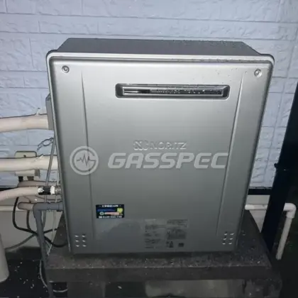 施工後の給湯器（ノーリツ GT-C2062ARX-2（アウトレット））