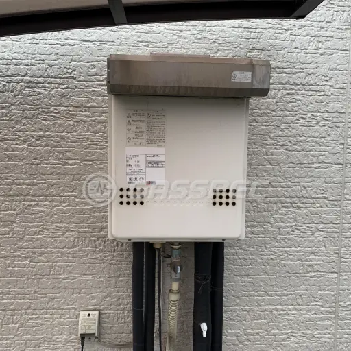 交換前の給湯器（ノーリツ GT-2427SAWX）