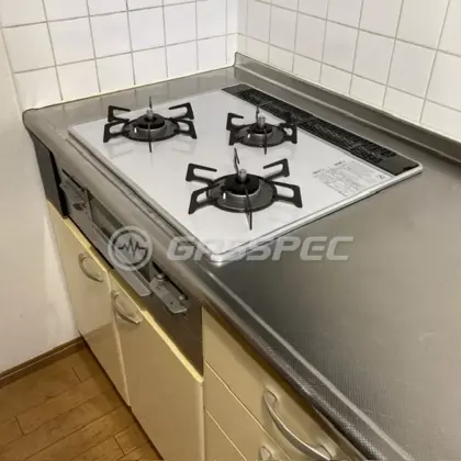 施工後のビルトインガスコンロ（リンナイ RS31AW36P49R7VW）