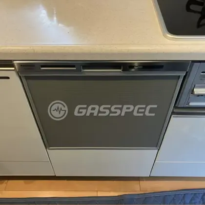 施工後のビルトイン食洗機（パナソニック NP-45MS9S）