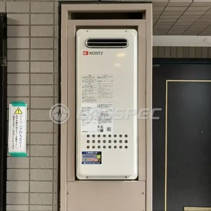 施工後の給湯器（ノーリツ GQ-1628AWX-DX BL）