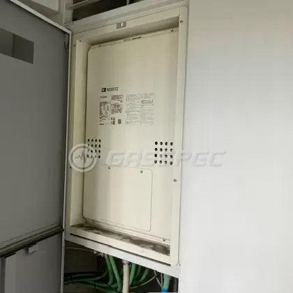 施工後の暖房熱源機（ノーリツ GTH-C2460AW3H-H-1 BL）
