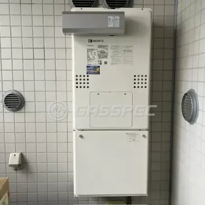 施工後の暖房熱源機（ノーリツ GTH-C2460SAW3H-1 BL）