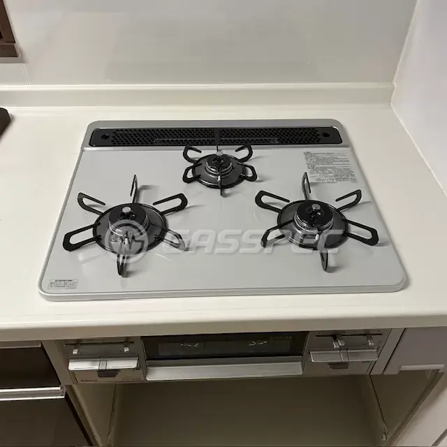 交換後のビルトインガスコンロ（パロマ PD-509WS-60CV）