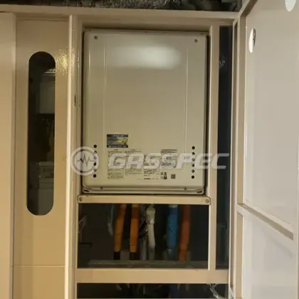 施工後の給湯器（ノーリツ GT-2070SAW-TB-1 BL）