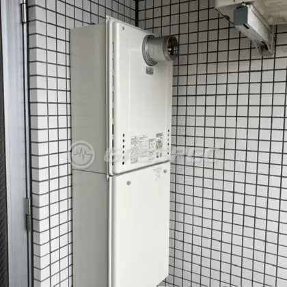 施工後の給湯器（ノーリツ GT-1670AW-T BL）