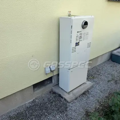 施工後の暖房熱源機（ノーリツ GTH-C2460AW3H-1 BL）
