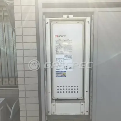 施工後の給湯器（ノーリツ GT-2053SAWX-TB-4 BL）