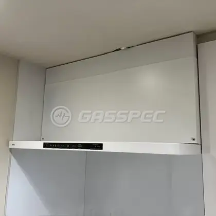 施工後のレンジフード（ノーリツ NFG9S25MWH）