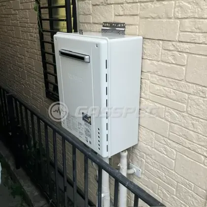施工後の給湯器（ノーリツ GT-2470SAW-1 BL）