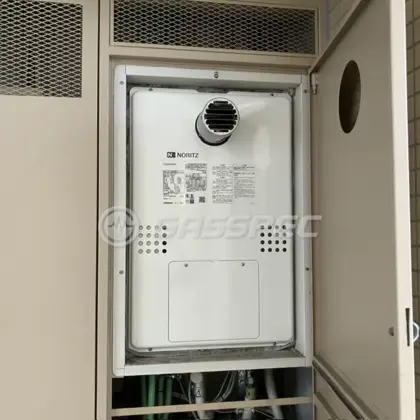 施工後の暖房熱源機（ノーリツ GTH-2454SAW3H-T BL）