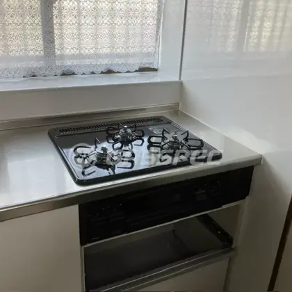 施工後のビルトインガスコンロ（パロマ PD-N36）