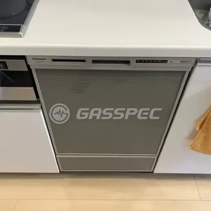 施工後のビルトイン食洗機（パナソニック NP-45RD9S）