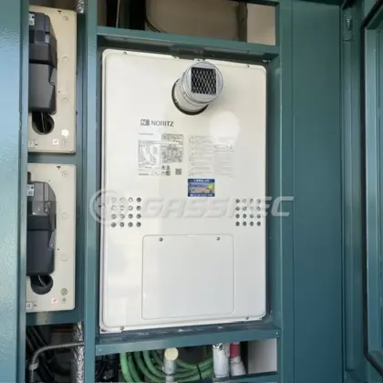 施工後の暖房熱源機（ノーリツ GTH-C2460SAW3H-T-1 BL）