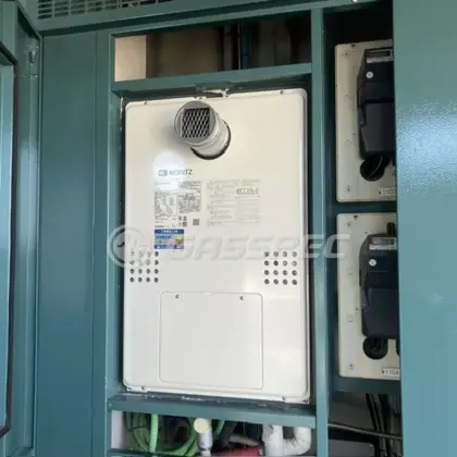 施工後の暖房熱源機（ノーリツ GTH-C2460SAW3H-T-1 BL）