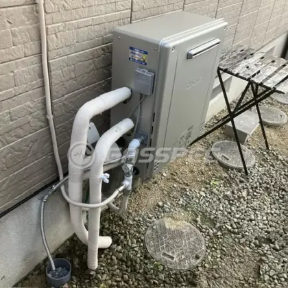施工後の給湯器（ノーリツ GT-C2472AR-1 BL）