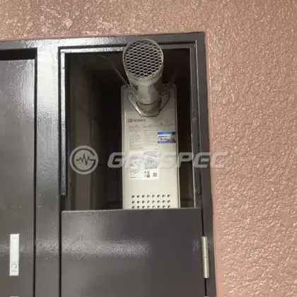 施工後の給湯器（ノーリツ GT-2053SAWX-T-4 BL）