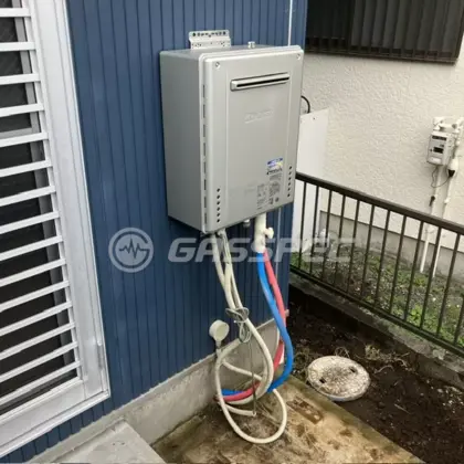 施工後の給湯器（ノーリツ GT-C2472AW-1 BL）