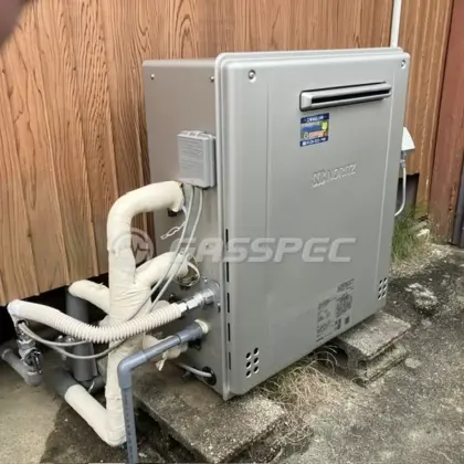 施工後の給湯器（ノーリツ GT-C2072SAR-1 BL）