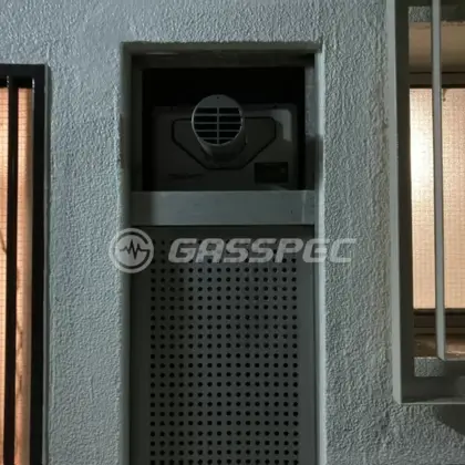 施工後の給湯器（ノーリツ GT-2035SAWX-T-1 BL）