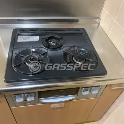 施工前のビルトインガスコンロ（DG3296NQ1SV）