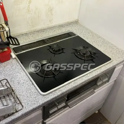 施工前のビルトインガスコンロ（BGA61N3PSC）