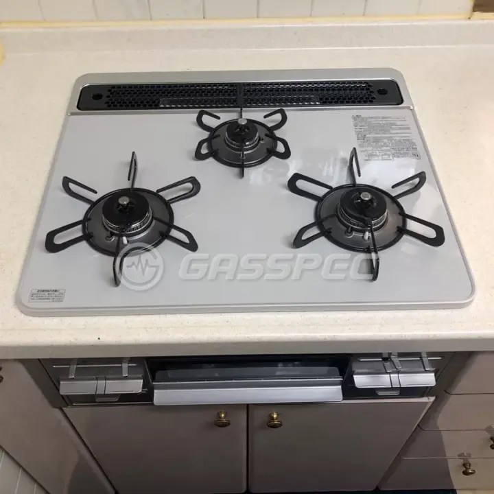 交換後のビルトインガスコンロ（パロマ PD-509WS-60CV）